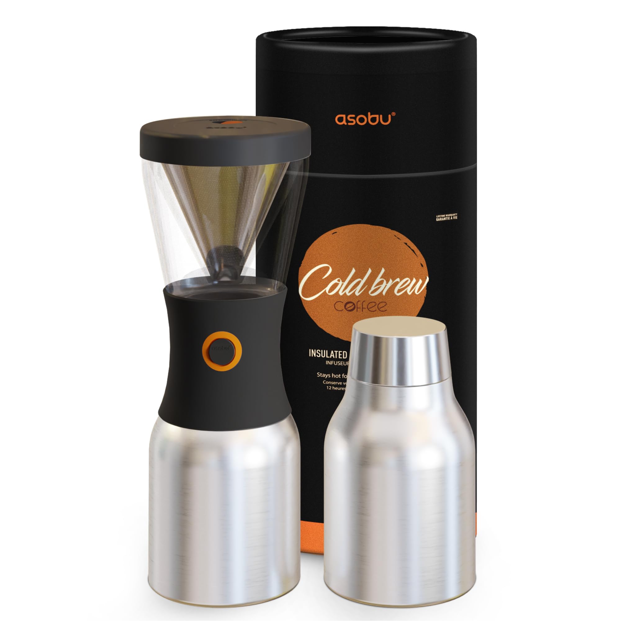 新品. asobu Cold Brew コーヒーメーカー 34oz Amazon.com: asobu Cold Brew Coffee Maker, Award-Winning 40oz